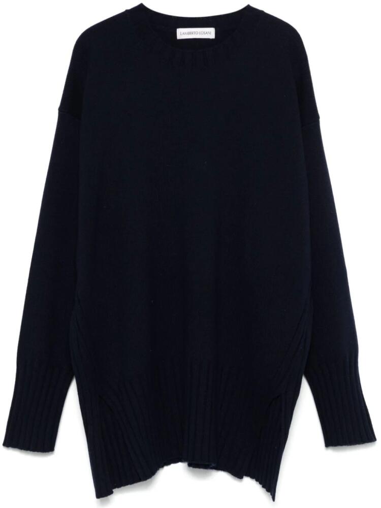 Lamberto Losani ribbed-knit sweater - Blue Cover