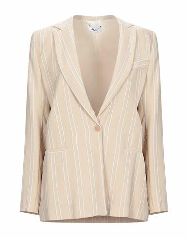 Jijil Woman Blazer Beige Viscose, Polyester Cover