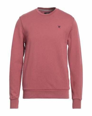 Hackett Man Sweatshirt Pastel pink Cotton Cover