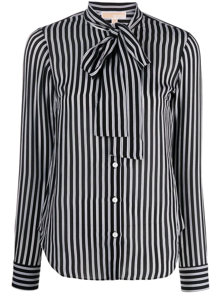 Michael Michael Kors pussy-bow collar shirt - Black Cover