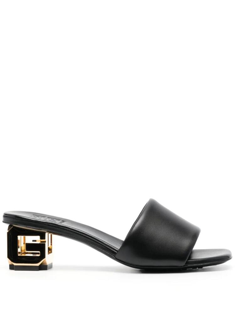 Givenchy 4G 55mm leather mules - Black Cover