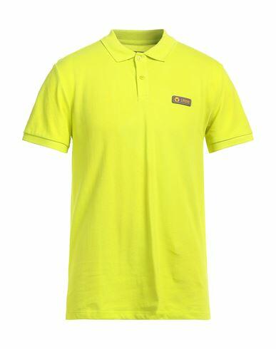 Ciesse Piumini Man Polo shirt Acid green Cotton Cover