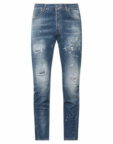 John Richmond Man Jeans Blue Cotton, Elastane Cover