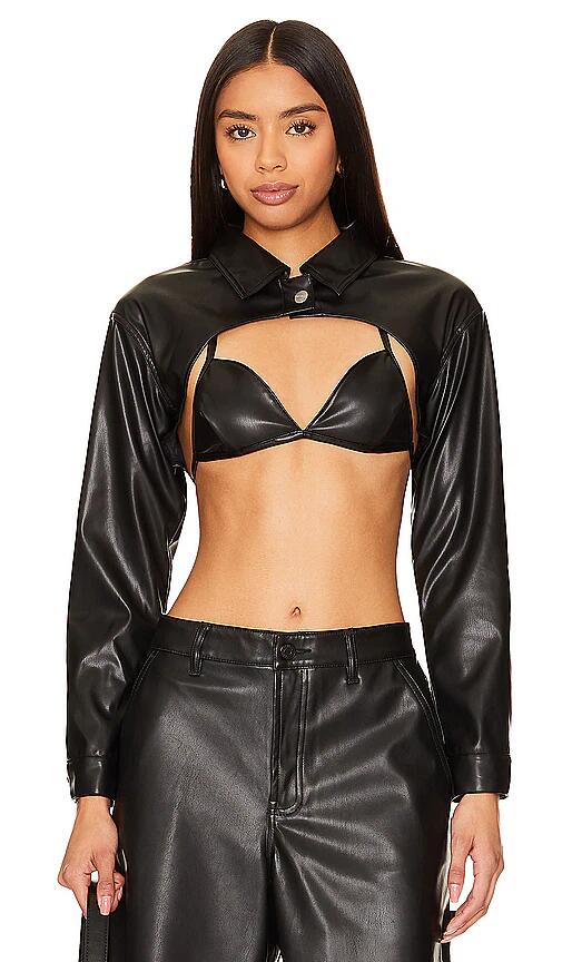 superdown Demi Crop Jacket Set in Black Cover