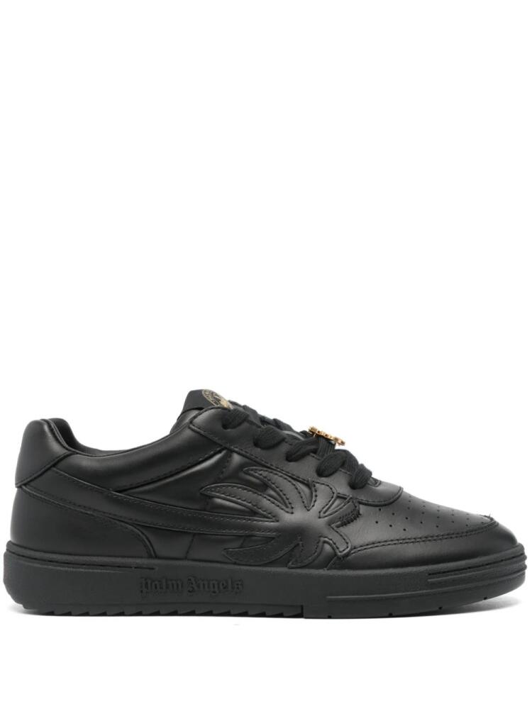 Palm Angels Palm Beach University leather sneakers - Black Cover