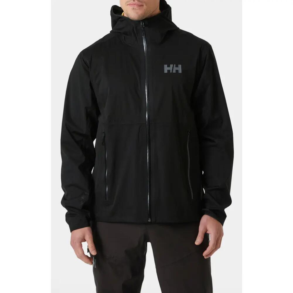 Helly Hansen Momentum 3-Layer Waterproof Jacket in 990 Black Cover