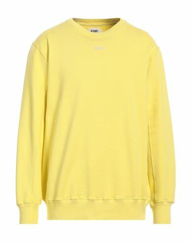 Autry Man Sweatshirt Yellow Cotton Cover