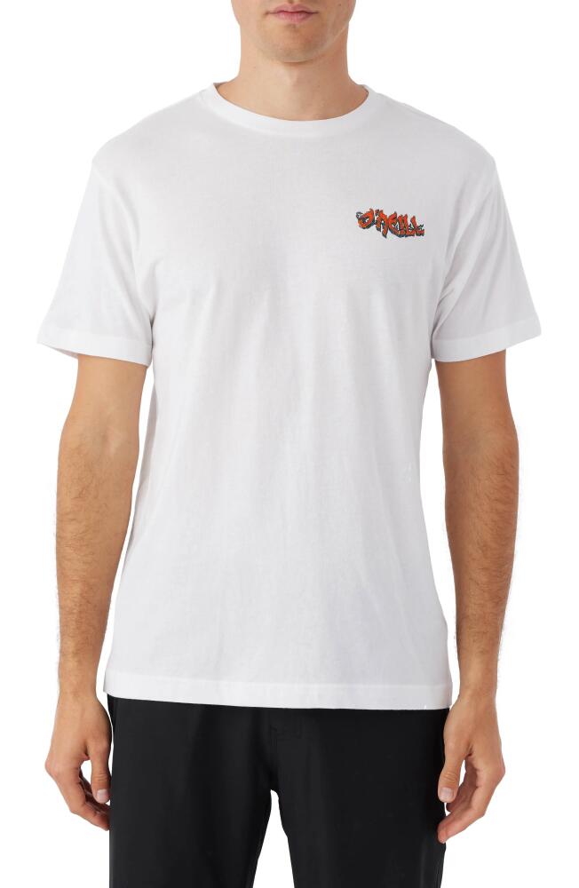 O'Neill Death Boost Graphic T-Shirt in White Cover