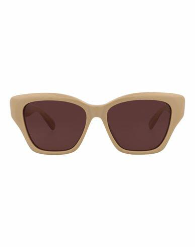 Pomellato Cat Eye-frame Recycled Acetate Sunglasses Woman Sunglasses Beige Acetate Cover