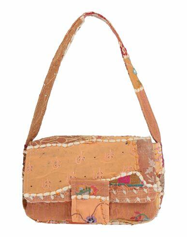 Mia Bag Woman Handbag Apricot Polyester Cover