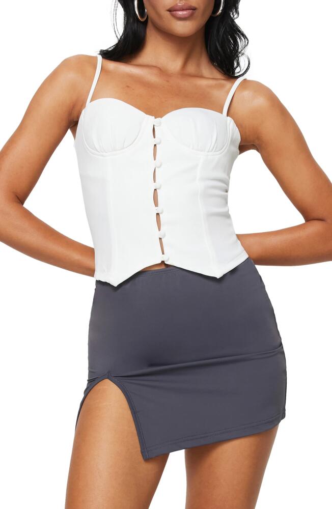 Princess Polly Archette Underwire Corset Top in White Cover