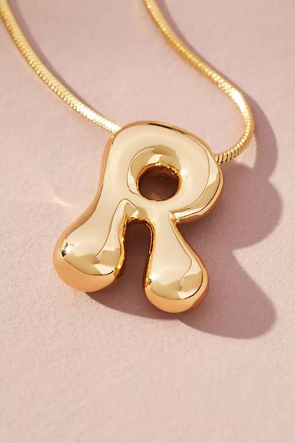 By Anthropologie Bubble Letter Monogram Necklace Cover