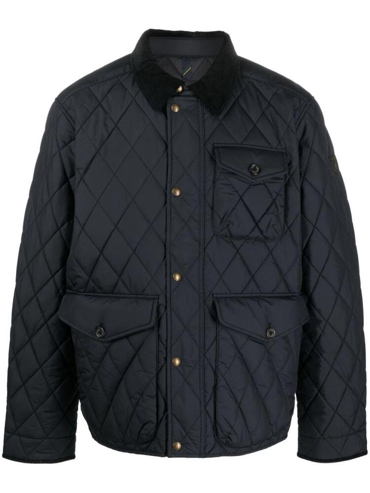 Polo Ralph Lauren diamond-quilt button-fastening jacket - Black Cover