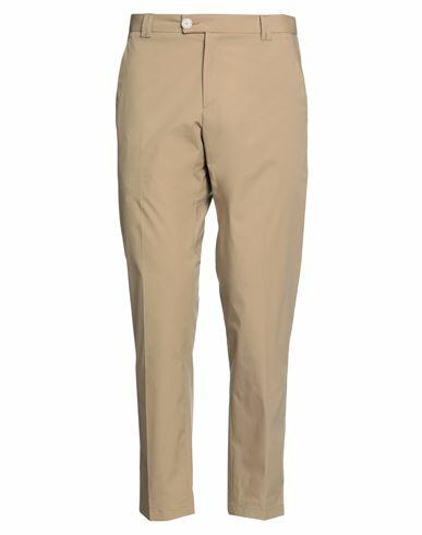 Alessandro Dell'acqua Man Pants Sand Cotton, Elastane Cover