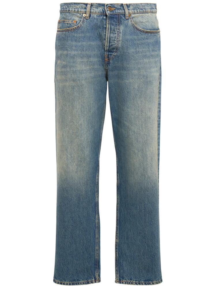 GOLDEN GOOSE Journey Dirty Wash Cotton Denim Jeans Cover