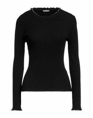 Marella Woman Sweater Black Viscose, Polyester Cover