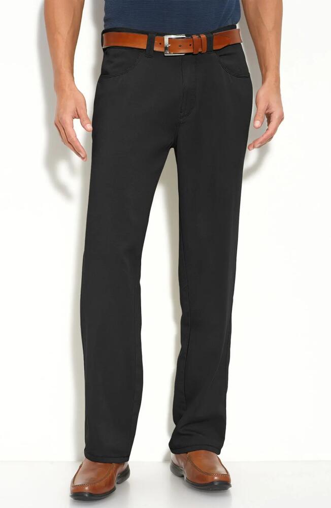 Tommy Bahama 'Bali Five' Relaxed Straight Leg Pants in Black Cover