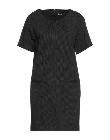 Biancoghiaccio Woman Mini dress Black Viscose, Polyamide, Elastane Cover