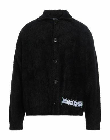 Gcds Man Cardigan Black Polyamide, Wool, Acrylic Cover