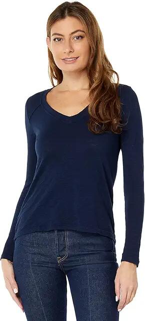 bobi Los Angeles Shoulder Seam Tee (Dark Navy) Women's Clothing Cover