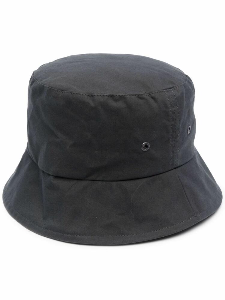 Mackintosh waxed cotton bucket hat - Grey Cover