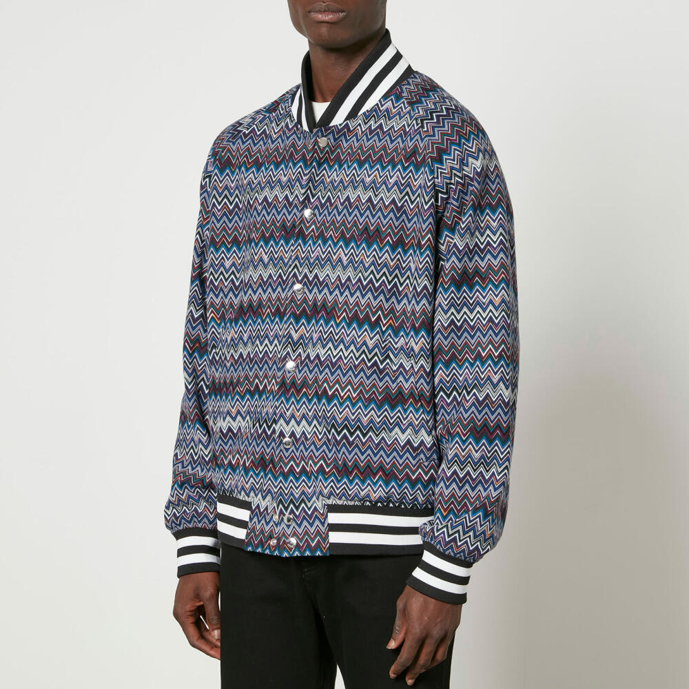 Missoni Jacquard Cotton-Blend Bomber Jacket Cover