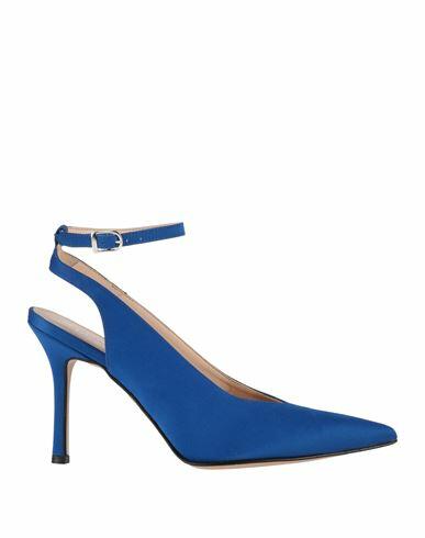 Ovye' By Cristina Lucchi Woman Pumps Blue Textile fibers Cover