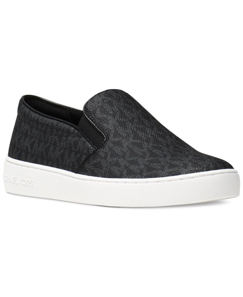 Michael Michael Kors Women's Keaton Slip-On Logo Sneakers - Black Logo Cover