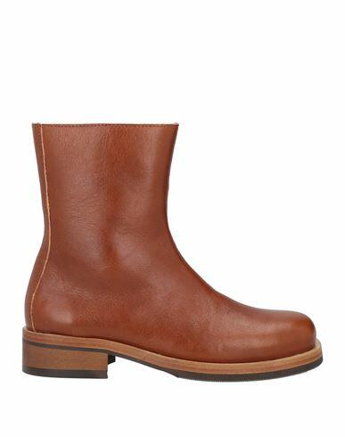 Our Legacy Woman Ankle boots Tan Soft Leather Cover