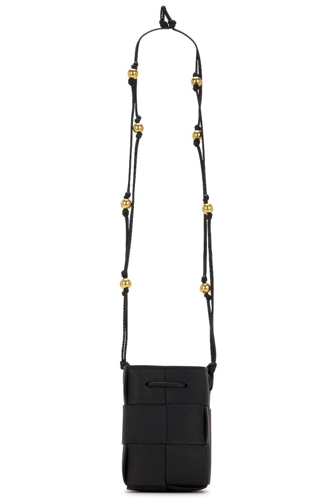 Bottega Veneta Mini Crossbody Bucket in Black Cover