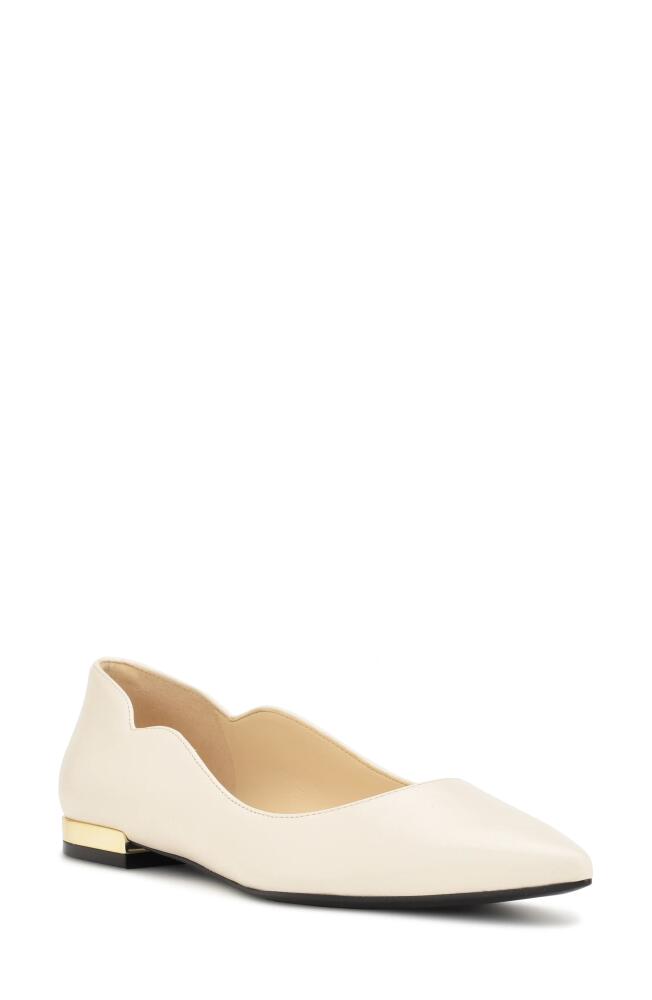 Nine West Lovlady Pointed Toe Flat in Ivory Cover