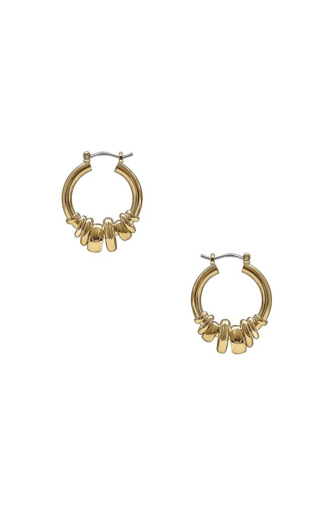 LAURA LOMBARDI Radda Earrings in Metallic Gold Cover