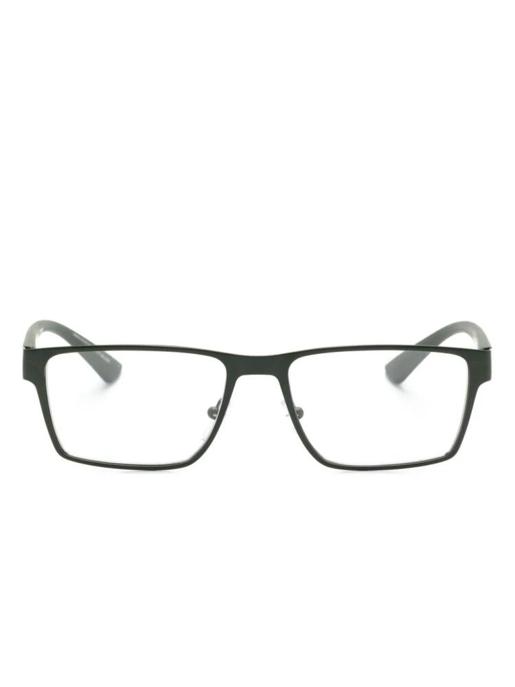 Emporio Armani rectangle-frame glasses - Green Cover