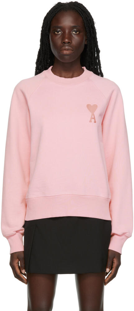 AMI Paris Pink Ami de Cœur Sweatshirt Cover