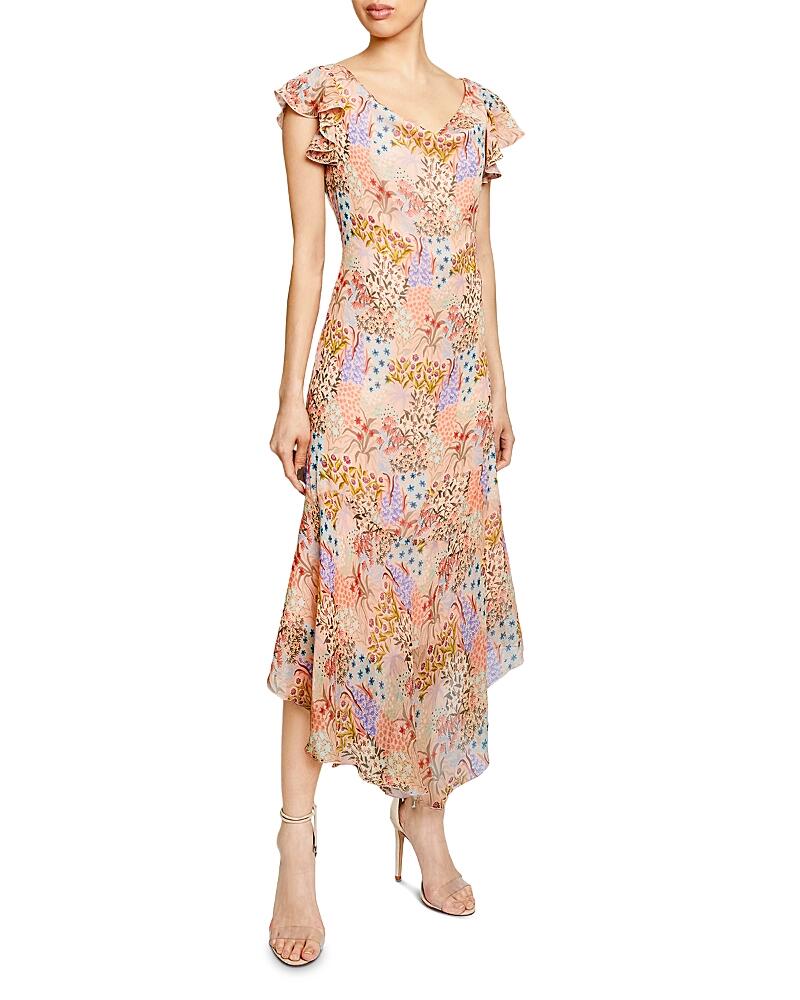 Santorelli Flutter Sleeve Midi Dress Cover