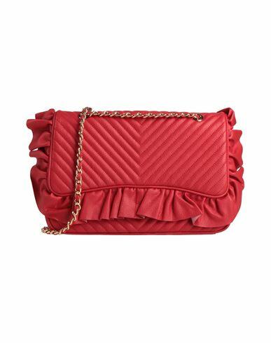 Mia Bag Woman Cross-body bag Red Soft Leather Cover