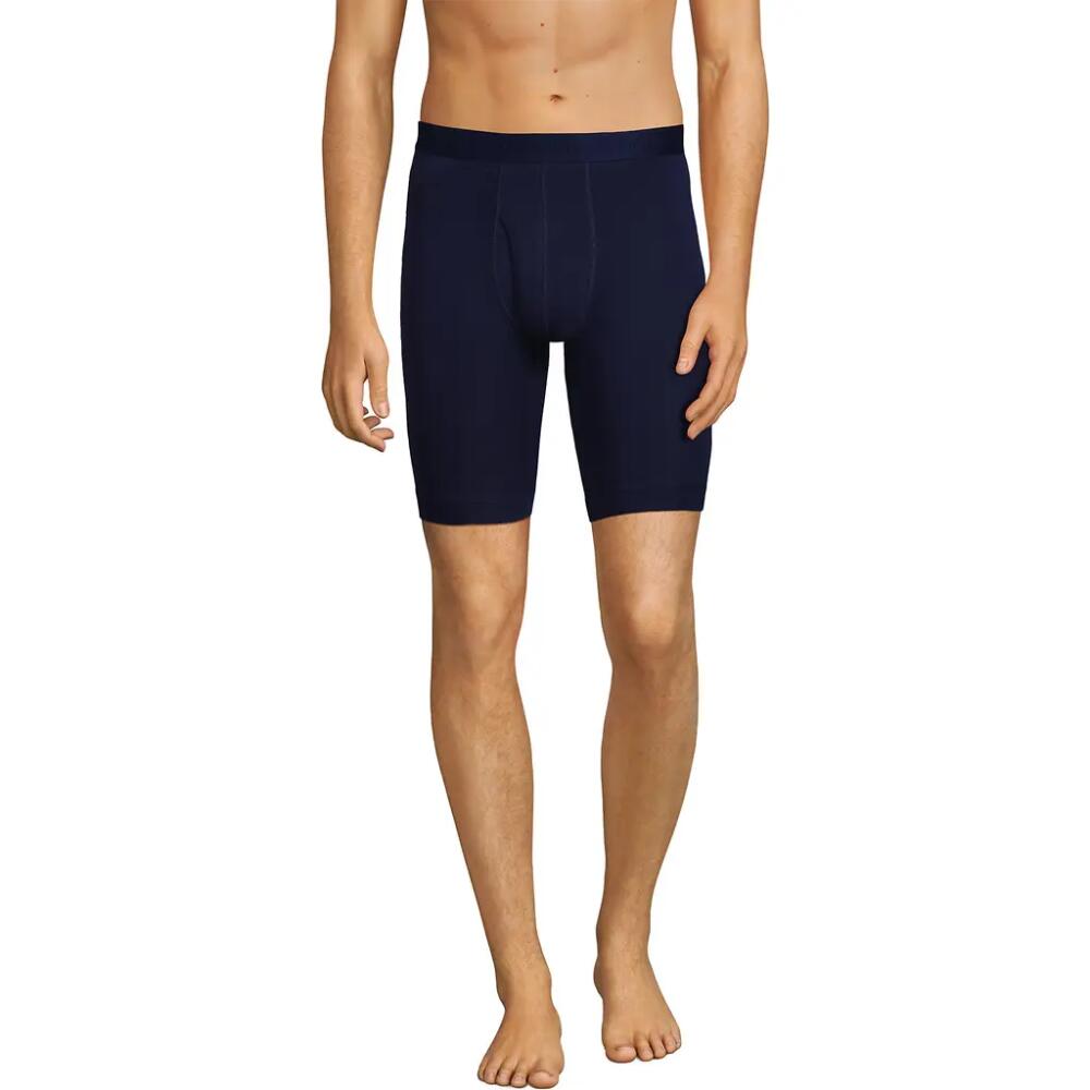 Lands' End Longer Flex Performance Boxer Brief 3 pack in Deep Sea Navy Cover