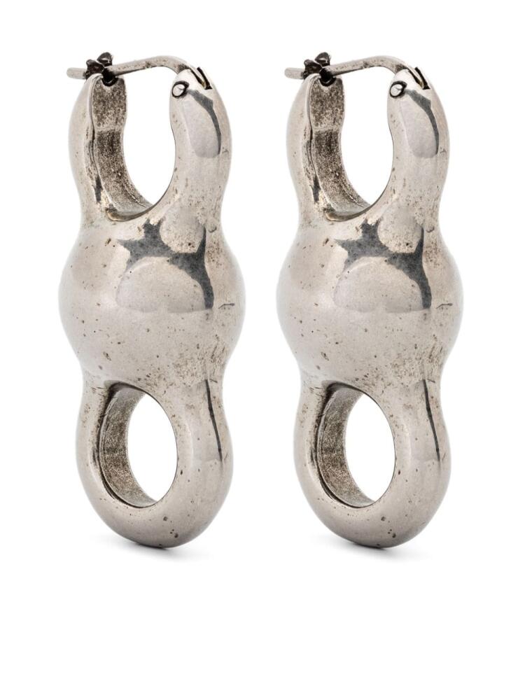 Acne Studios sculpted-design earrings - Silver Cover