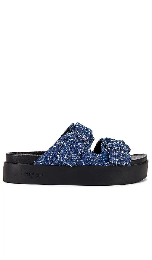 Rag & Bone Geo Platform Slide in Blue Cover