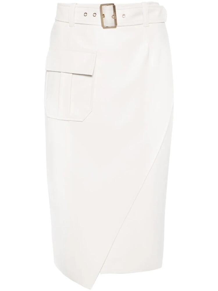 LIU JO cargo midi skirt - White Cover