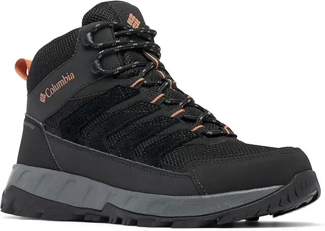 Columbia Strata Trail Mid Wp (Black/Owl) Men's Shoes Cover