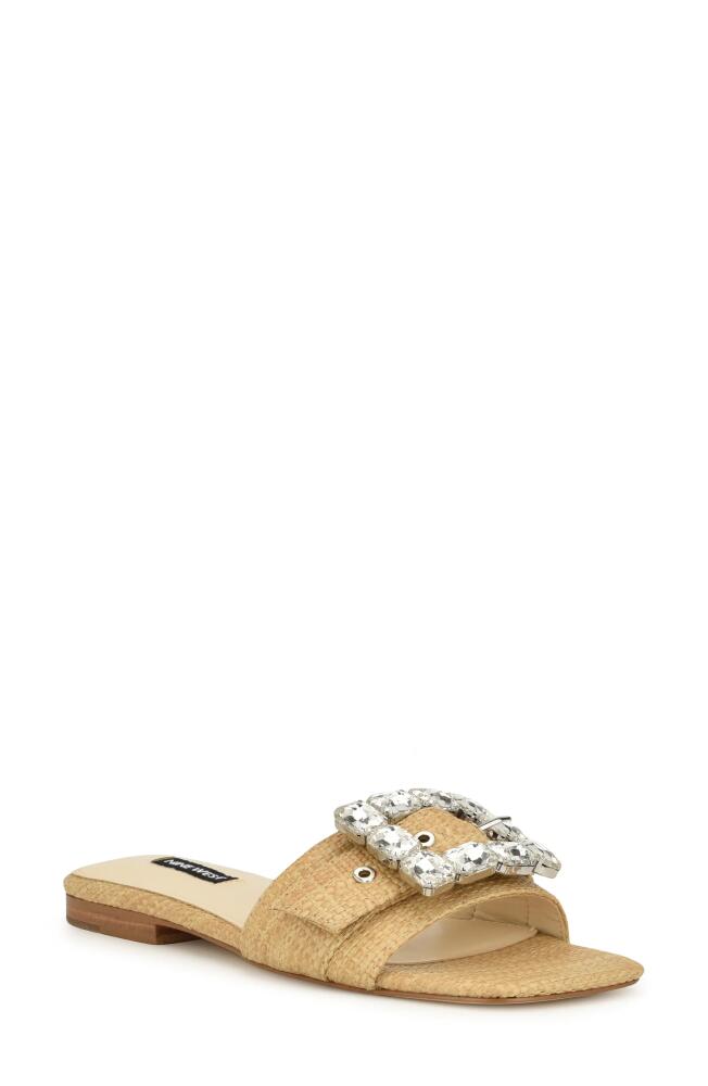 Nine West Matter Slide Sandal in Light Natural Cover