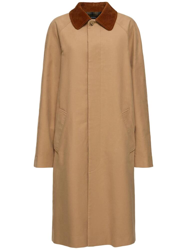 A.P.C. Gaspard Mac Cotton Trench Coat Cover