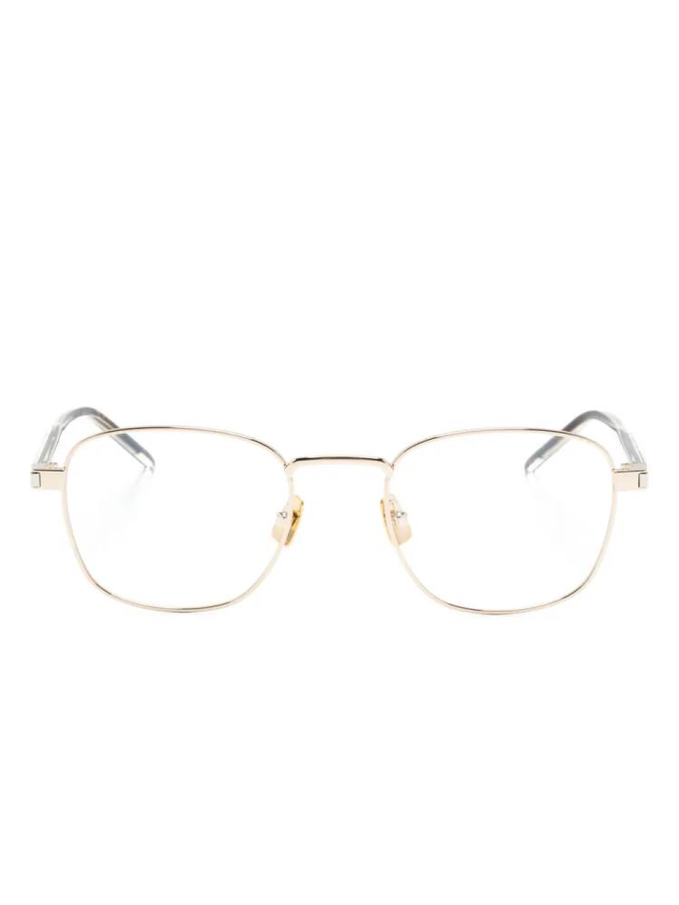 Saint Laurent Eyewear SL 699 square-frame glasses - Gold Cover