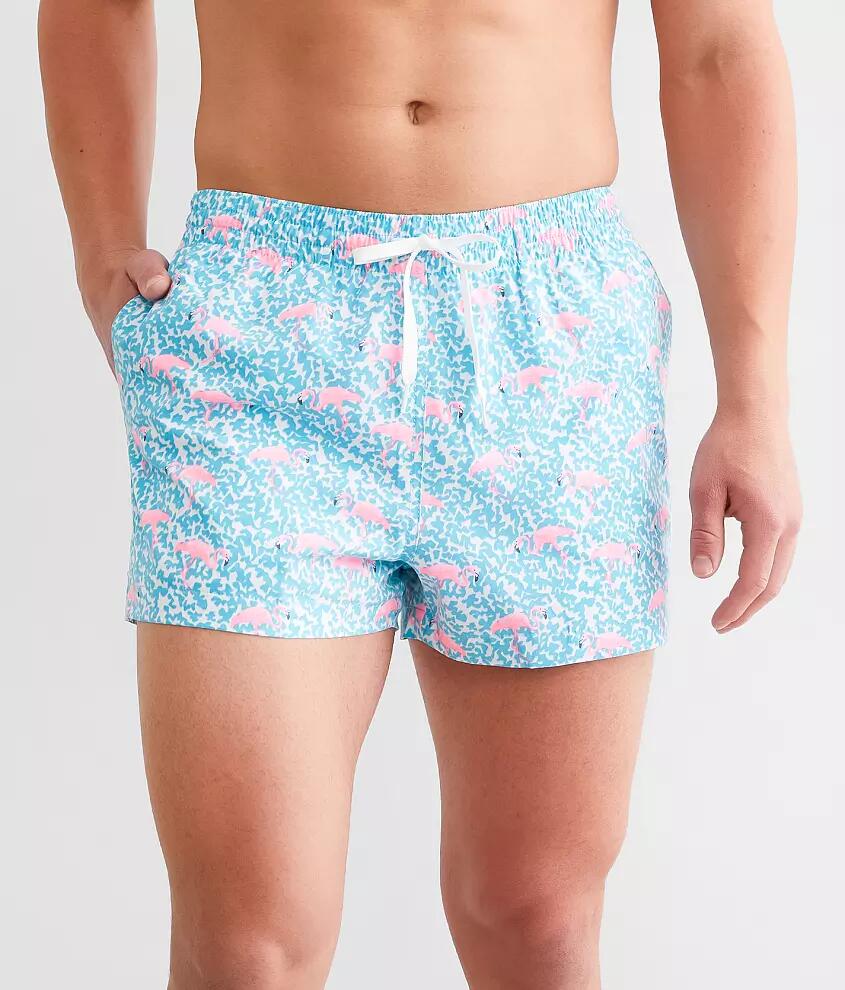 Chubbies The Domingos Are For Flamingos Stretch Swim Trunks Cover