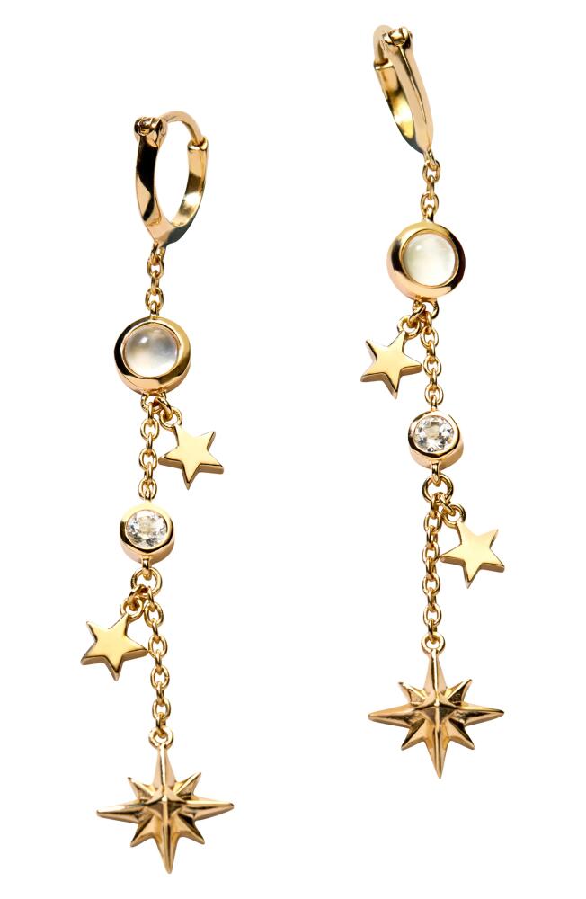 Awe Inspired Heavenly Sparkle Drop Earrings in Gold Vermeil Cover