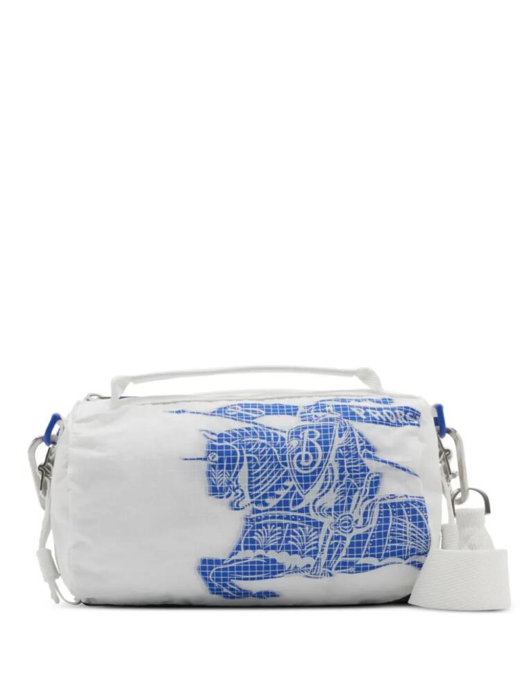 Burberry small EDK-print duffle bag - White Cover