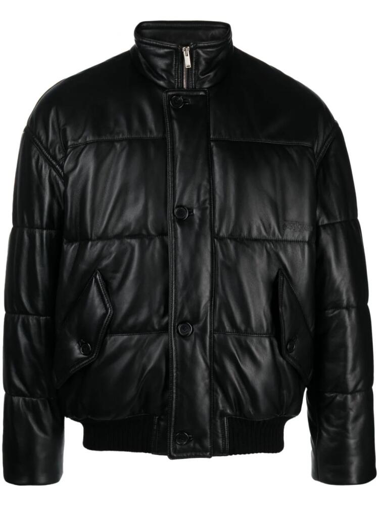 Saint Laurent padded leather jacket - Black Cover