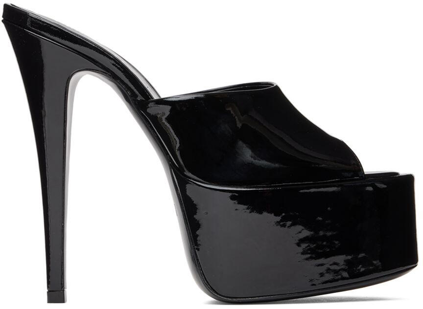 Paris Texas Black Marina Platform Heels Cover