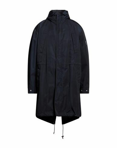 Dior Homme Man Coat Navy blue Polyamide, Cotton Cover